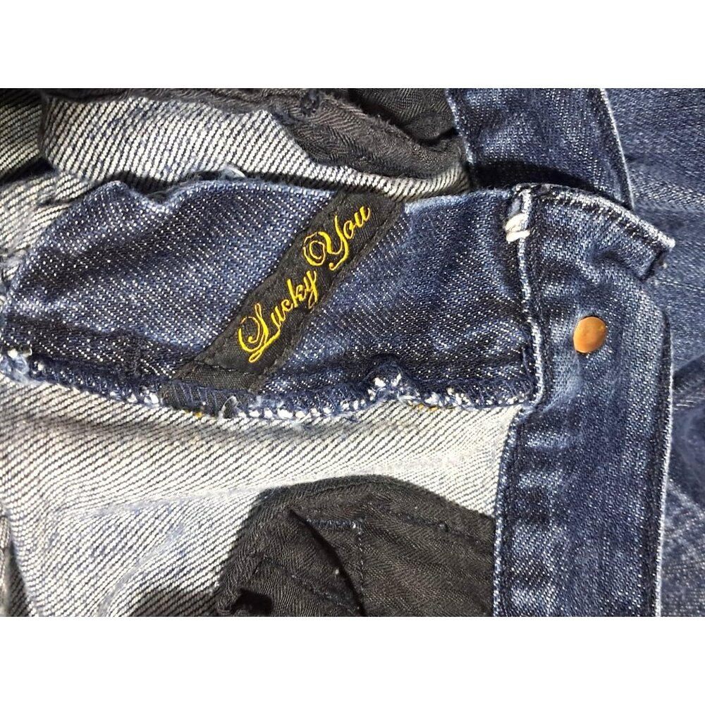 Lucky Brand Gene Montesano Flared Denim Jeans Vintage Inspired Bootcut Womens Sz - Picture 10 of 10
